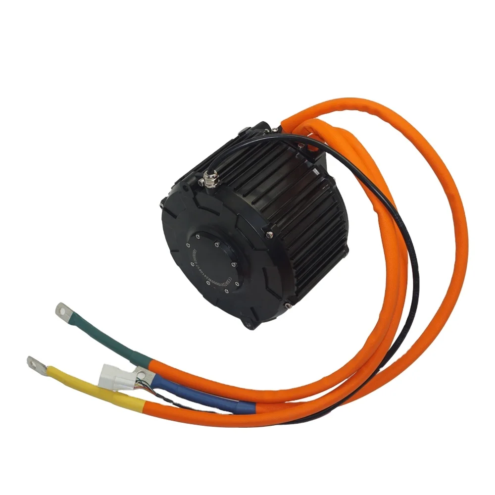 QSMOTOR 10KW High-Speed Electric Motorcycle Motor 72V Mid Drive with New ND721200 Fardriver Controller Big PowerAR