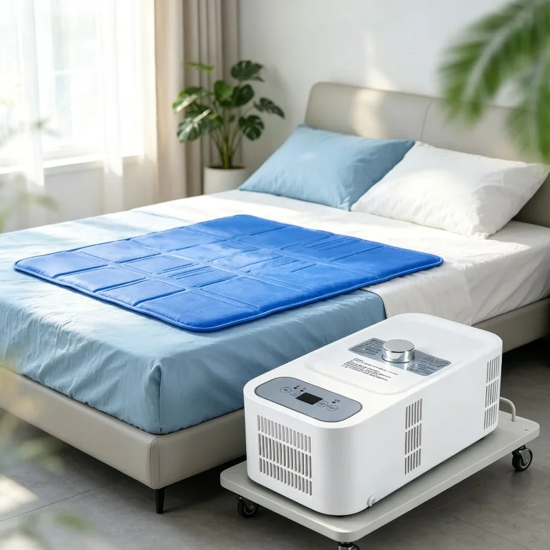 Semiconductor Water Cooling Blanket 130W High Efficient Silent Low Power Ice Mat For Household Bed Cooling Sleep System