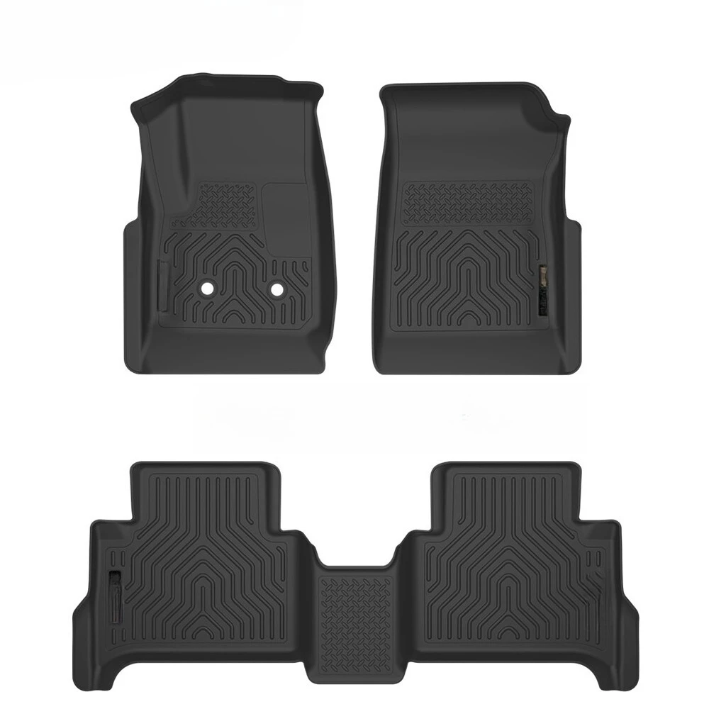 

Floor Mats TPE Fit For 15-22 Chevy Colorado Crew Cab/ GMC Canyon Full Set Liners