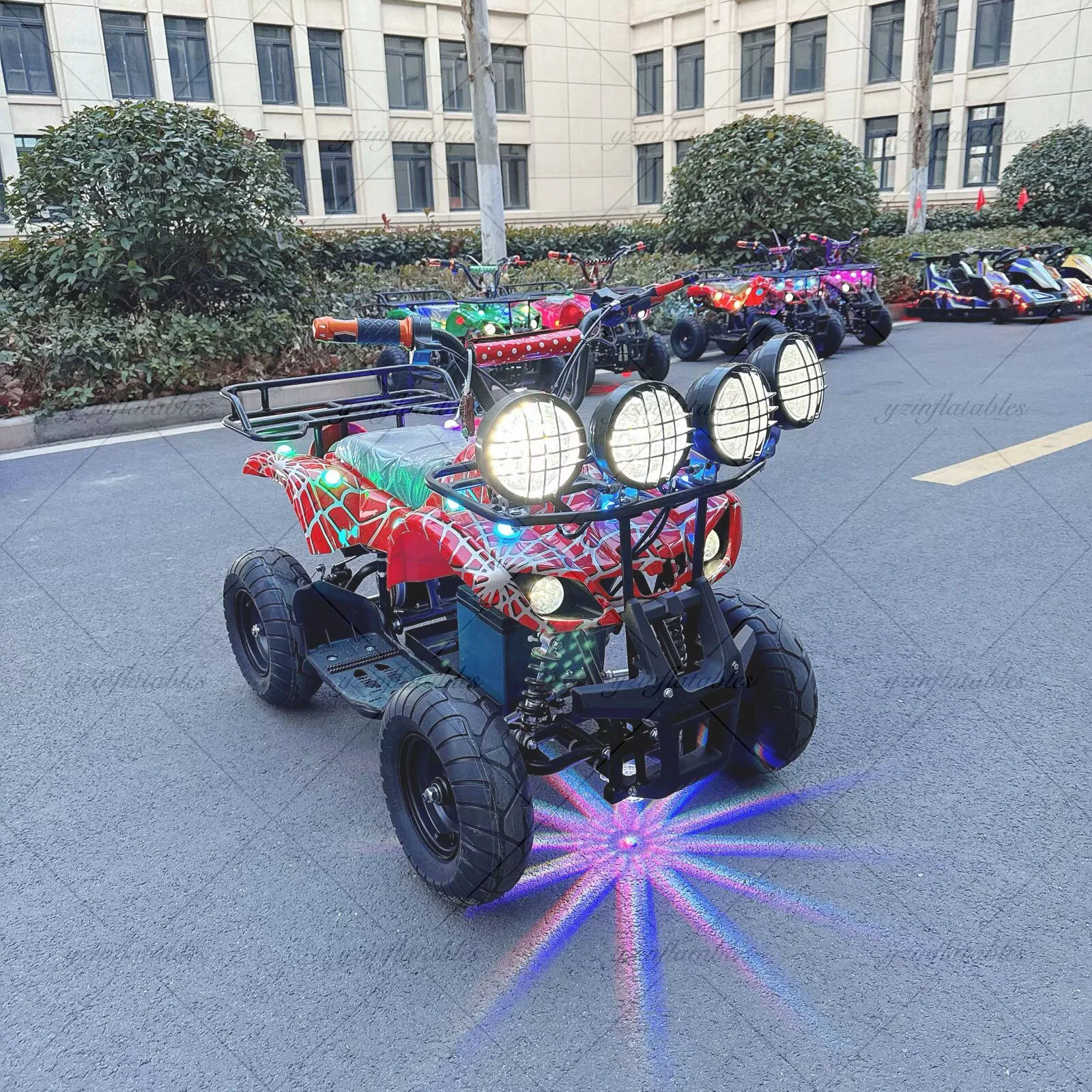 المصد CarPopular 350 وات للأطفال قابل للتخصيص بطارية ATV 360 درجة عن بعد للحدائق الترفيهية الصغيرة بلاستيك داخلي/خارجي #2