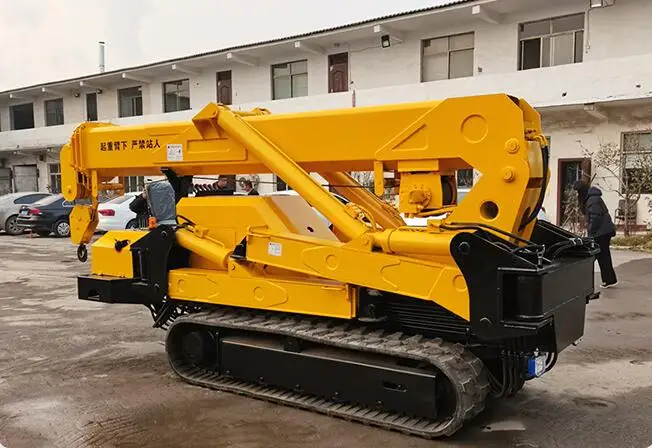 Unic Mini Spider Crane 1t 3t 5t Spider Crawler Crane Lifting Machinery
