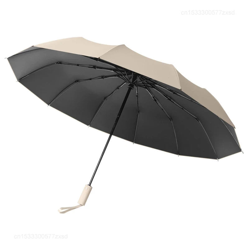 Youpin Fully Automatic Umbrella 3 Folding Sunshade Sunscreen 12-skeleton UV Men Women Luxury Business Male Umbrella Windproof