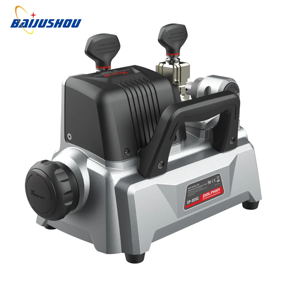 

XP-009C Horizontal Key Cutting Machine Copy Duplicate Keys Cutter Locksmith Tools Four-sided Turning Fixture End Milling Machine