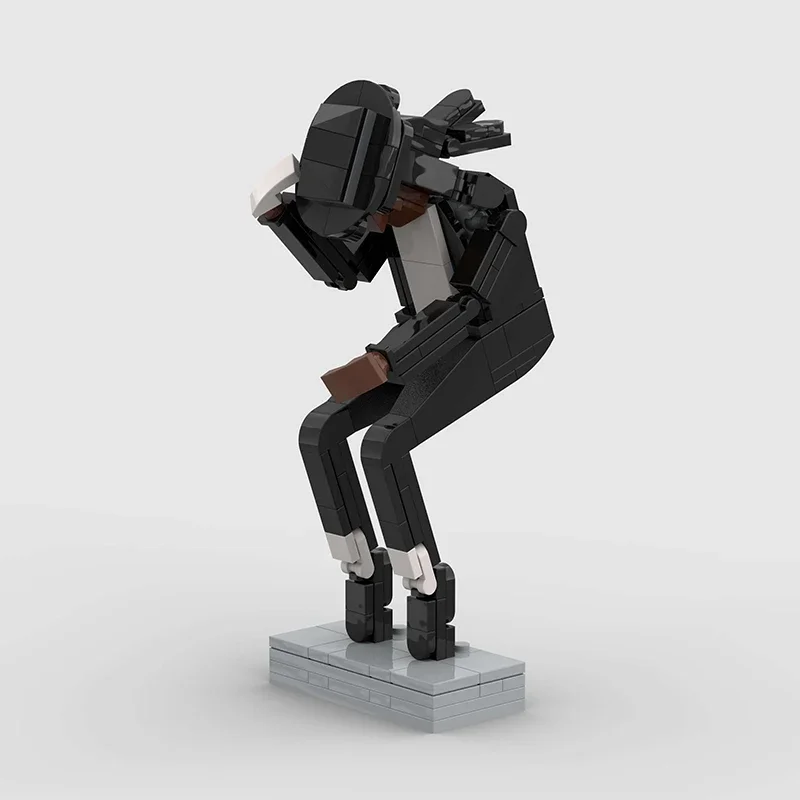 Ensemble de blocs de construction MOC Michael Jackson, figurine du roi du pop, modèle Space Walk, kit de briques, jouets de construction DIY pour adultes et fans.