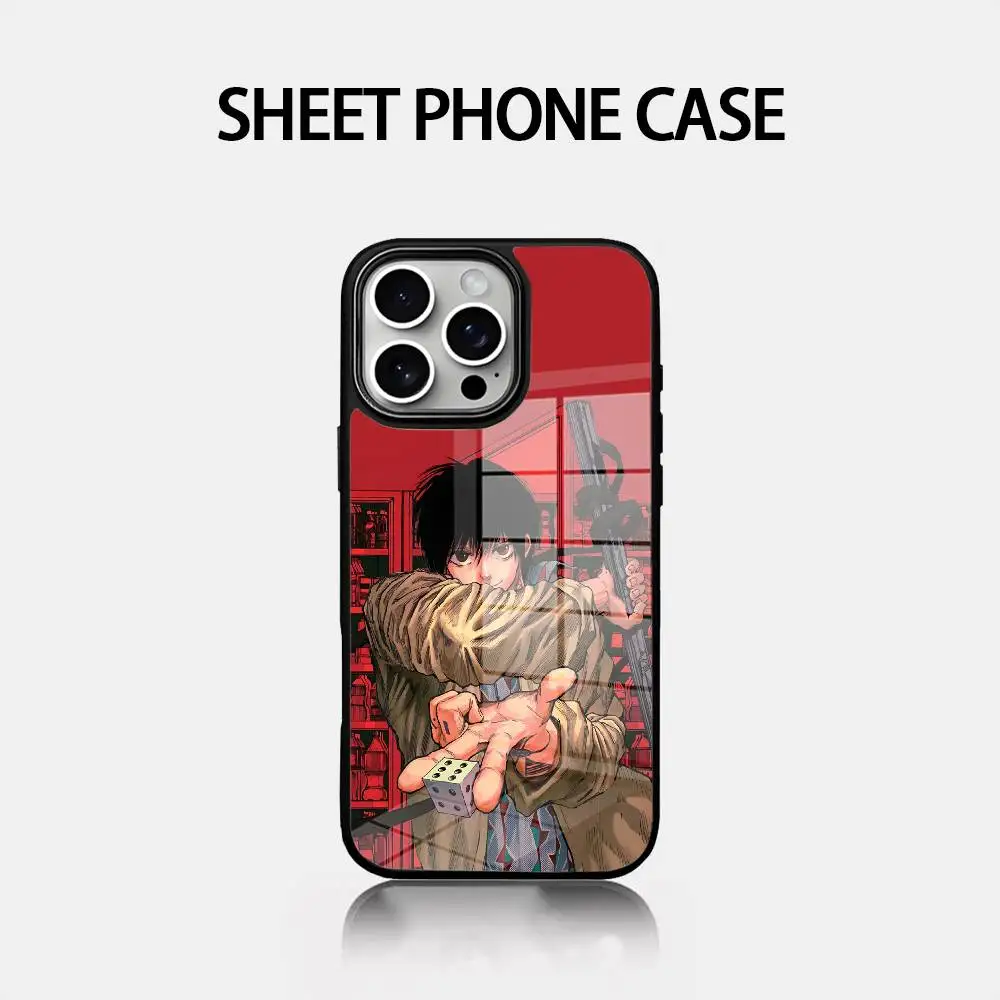 

S-Sakamoto D-Days Phone Case Glass Cover Phone Case For Iphone 16 15 14 12 11 13 Pro Max Mini Puls Attraction CASE