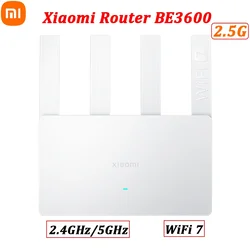 Xiaomi WiFi Router BE3600 2.5G WiFi 7 Dual Band Mesh 2.4/5GHz 160MHz 3570Mbps Dual WAN LAN Mesh Network Mi Home App CN Edition