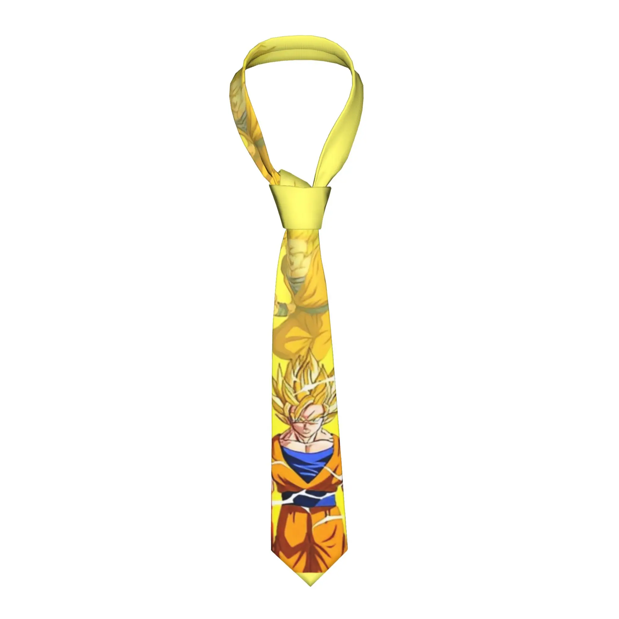 Dragon Ball Z  Neckties Unisex 8 cm DBZ Neck Ties for Mens Casual Classic Daily Wear Gravatas Wedding Accessories Office