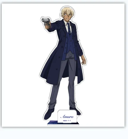 Anime Action Figure Doll Mouri Ran Shinichi Matsuda Jinpei Acrylic Stand Model Plate Formal Dress Cosplay Toy