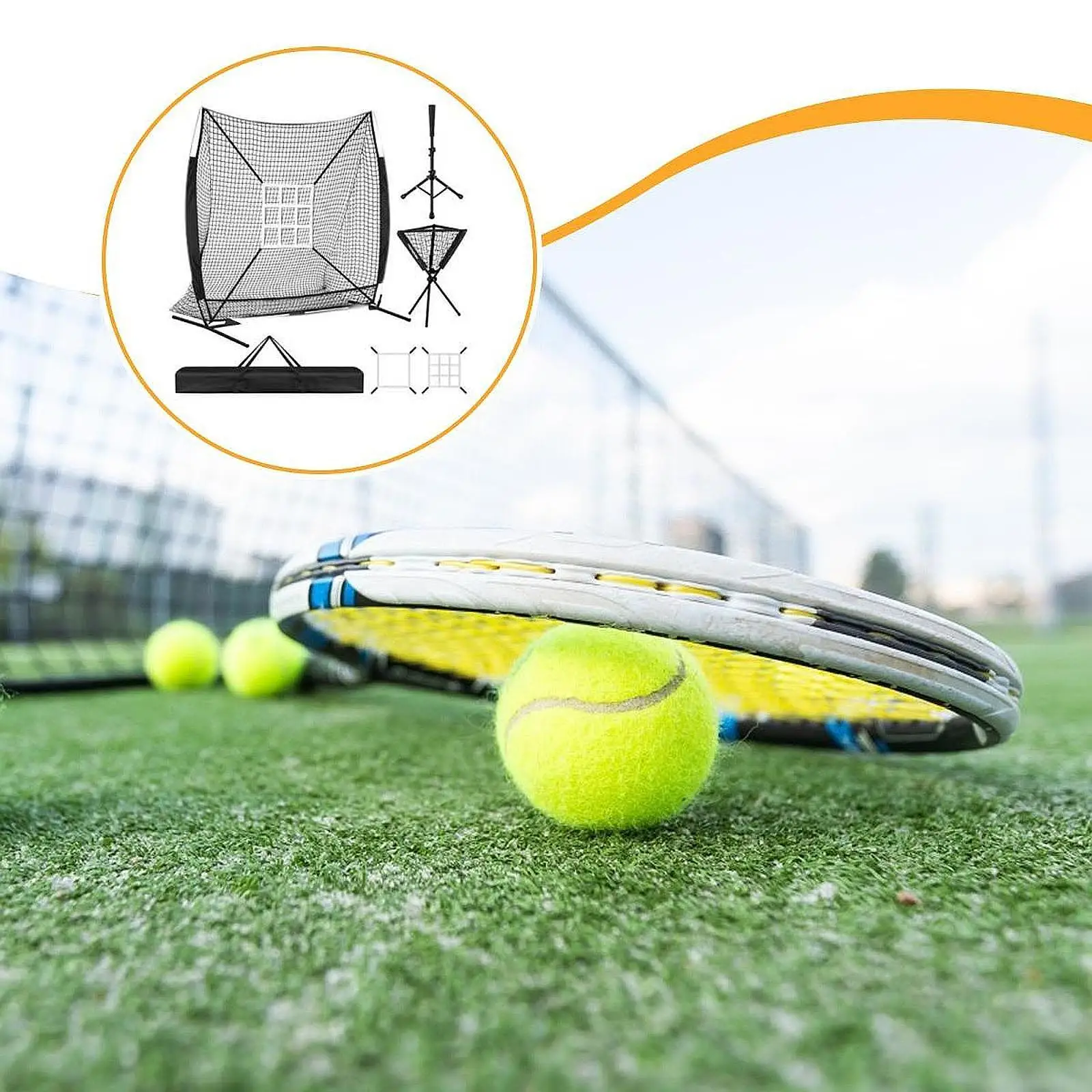 

Бейсбольная сетка для софтбола с футболкой для ватина, stref ударов, сумка для переноски 7x7 футов