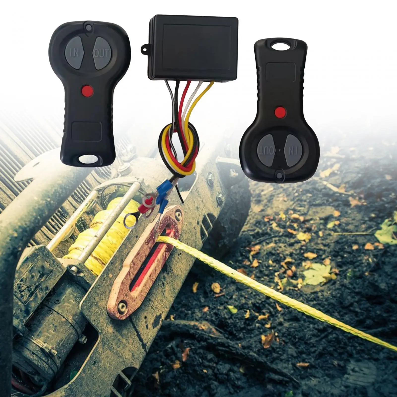 Winch Remote Control Kit Recovery Wireless Winch Universal Winch Remote