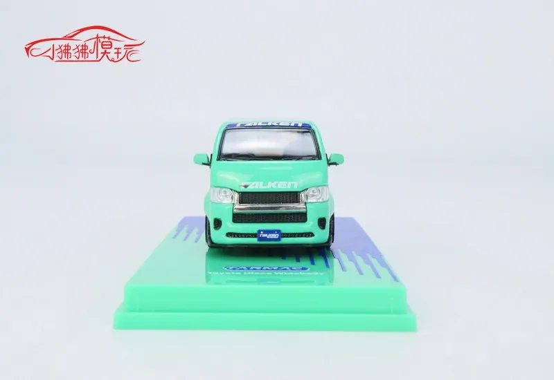 Tarmac Works 1:64 toyota Hiace  widebody Falken Collection of Simulation Alloy Car Model Children Toys