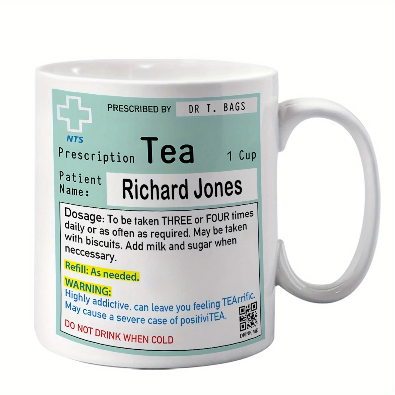 New doctor formula pattern coffee cup high value design birthday gift coffee cup