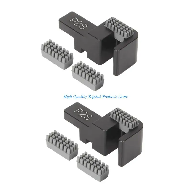 U2JE NonToxic Metal Silicone Wiping Nozzle Support for P2S Safe 3D Printer Use