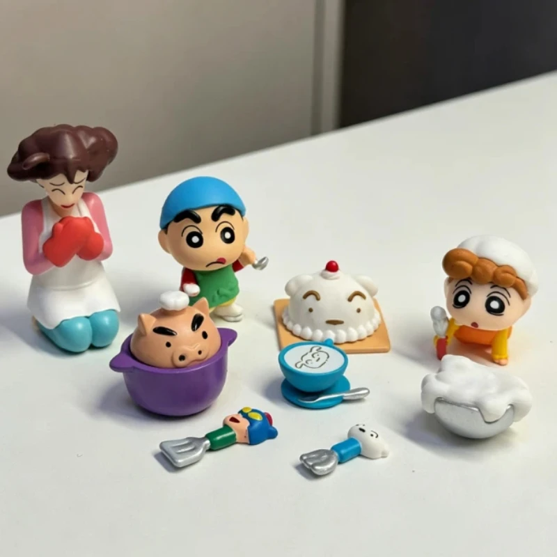 

New Products In Stock Anime Xiao Xin Cooking Blind Box Handmade Action Figure Toy Cute Desktop Decor Collectable Surprise Gift