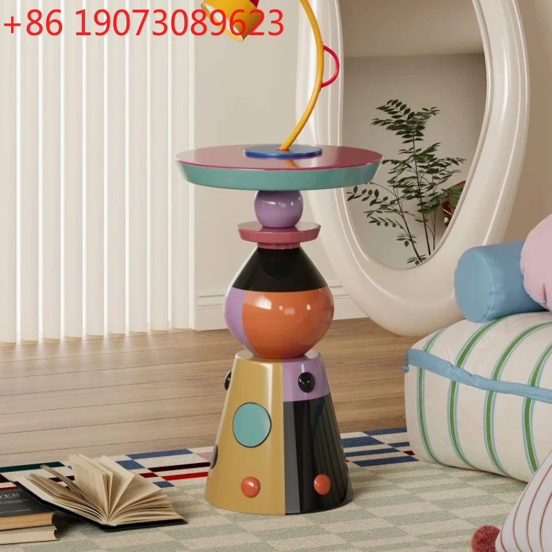 

Modern Dopamine Childlike Irregular Side Table Living Room Home