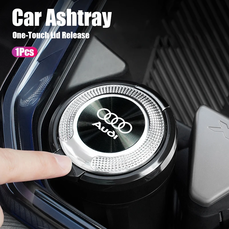 

Автомобильная пепельница с LED-подсветкой и керамическим вкладышем для Audi S-Line A3 A4 A6 Q3 Q5 A5 Q7 A1 A8 Q2 Q8 Q4 A4L A6L Q3L Q5L S3 S4 S5
