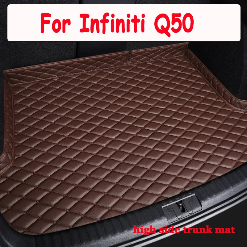 

Car trunk mat for Infiniti Q50 Non-hybrid 2014 2015 cargo liner carpet interior accessories cover