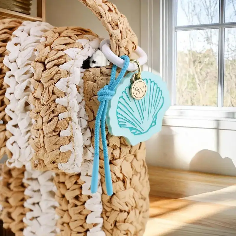 سحر الاكريليك وقلادة الهاتف المحمول الهندسية المتناقضة مع نسج حبل الرجعية