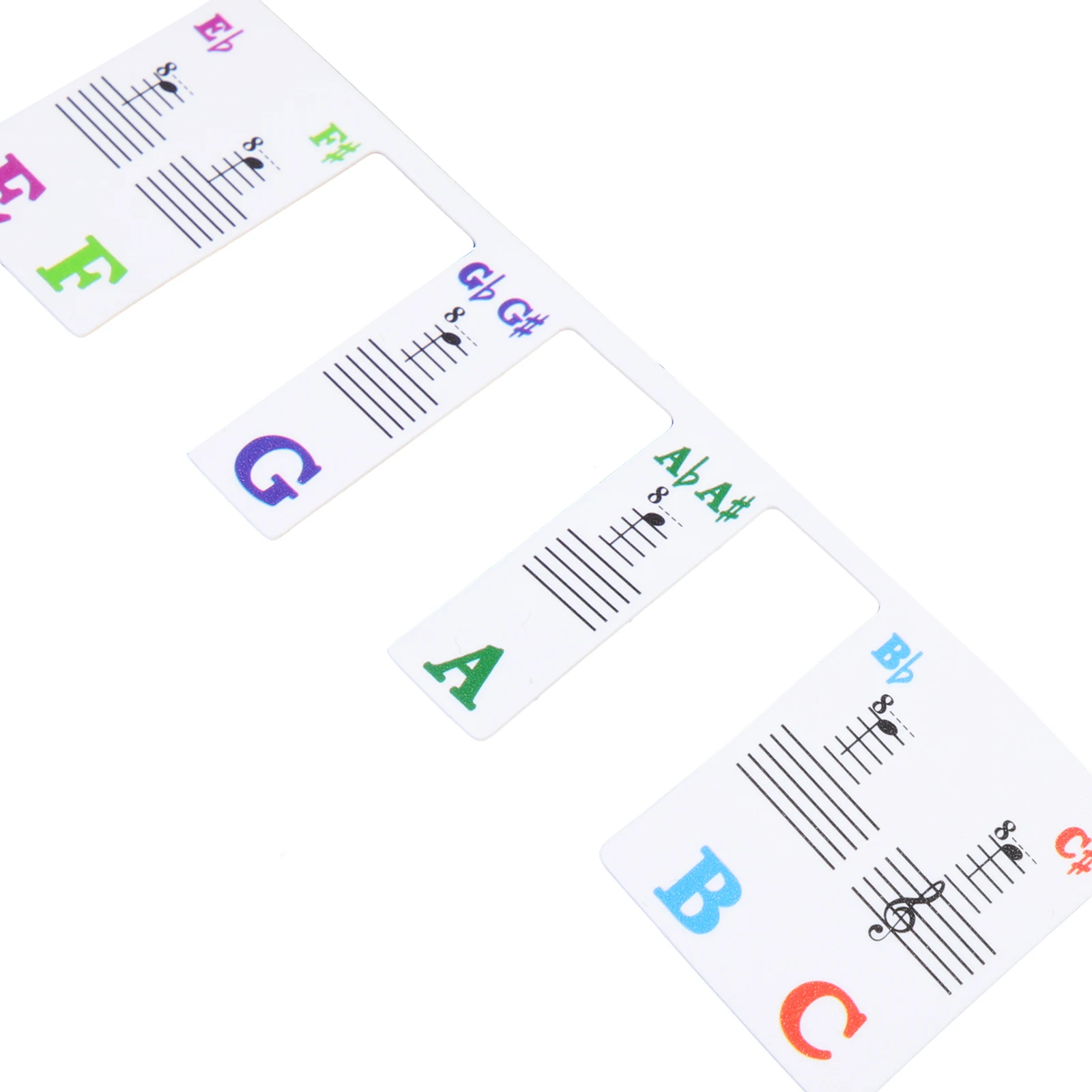 

Piano Key Strip Non-Sticking Removable Durable Smooth Clear Printing Long-Lasting Wear-Resistant Piano Learning Accessory