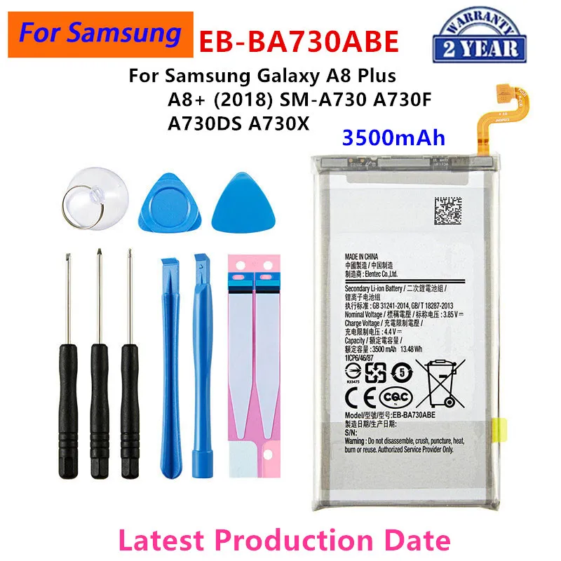 Brand New EB-BA730ABE 3500mAh Battery For Samsung Galaxy A8 Plus A8+ (2018) SM-A730 A730F A730DS A730X