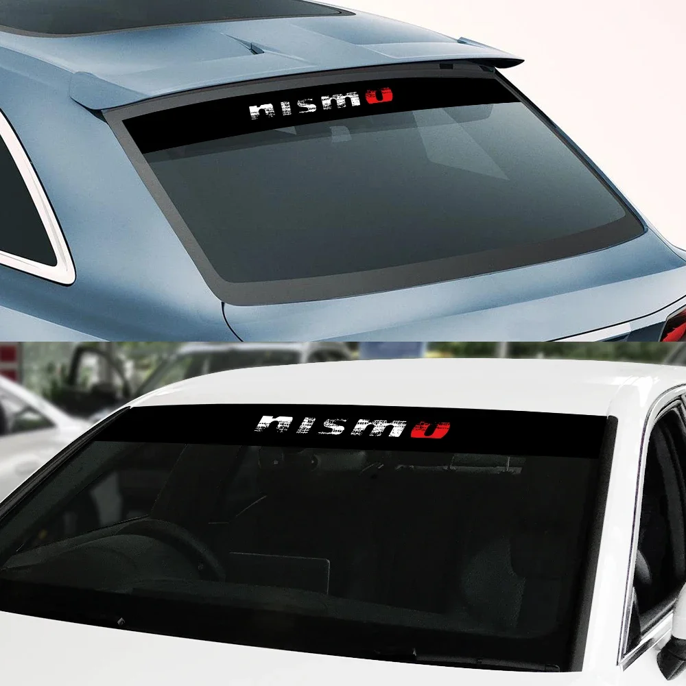 Car Windshield Sticker For Nissan Nismo Qashqai J10 J11 Juke Micra Leaf Sentra Patrol Note Waterproof Decor Decal Accessories