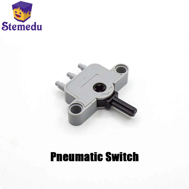 MOC Technical Pneumatic switch compatible with legoeds 19474 building blocks