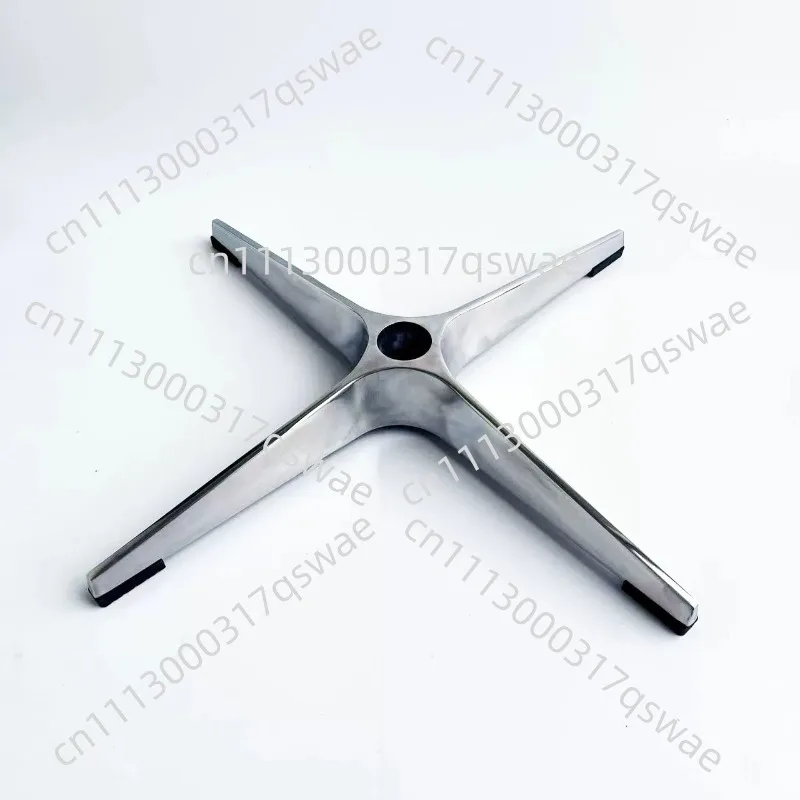 Thickened aluminum alloy cross-leg chassis rotating chair base replacement accessories
