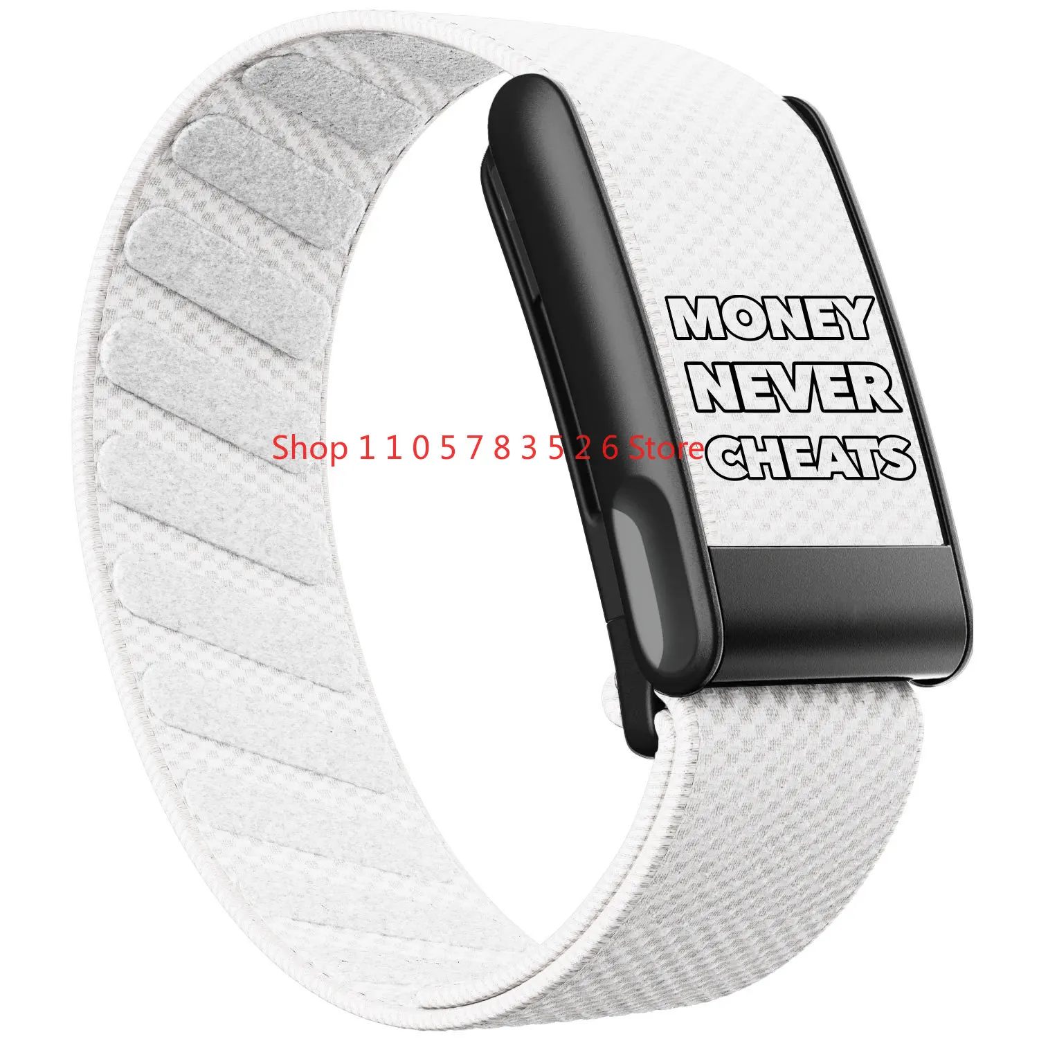 2026 Geeignet für WHOOP5.0/MG Nylon-Druckarmband mit schwarzem U-förmigem Rahmen, silbernem U-förmigem Rahmen und goldenem U-förmigem Rahmen. – Detail 13