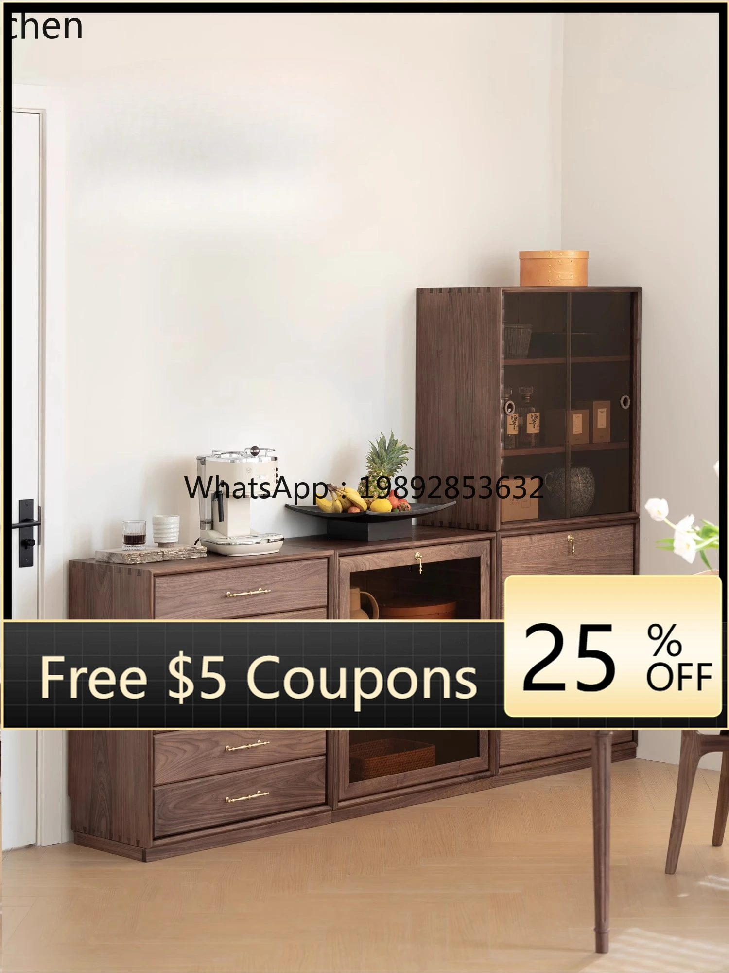 AB  Modular Cabinet Multifunctional Edge Cabinet Storage Cabinet
