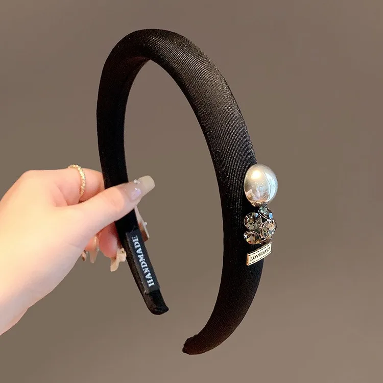 

Soft Hair Hoop for Women High Crown Face Slimming Premium Lightweight Fabric Daily Commute Headband Elegant Non Slip