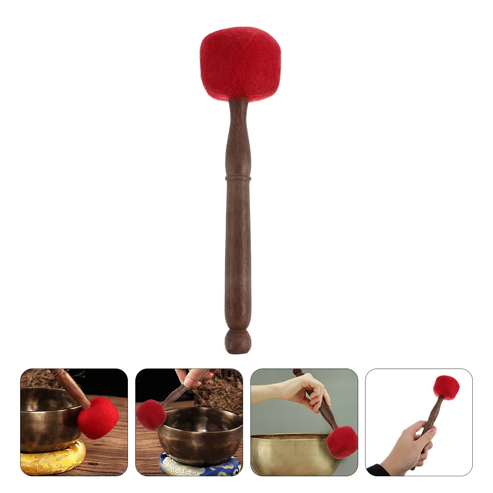 Gong Maillets Soft Buddha Sound Bowl Knocking Stick, Accessoires de chant népalais