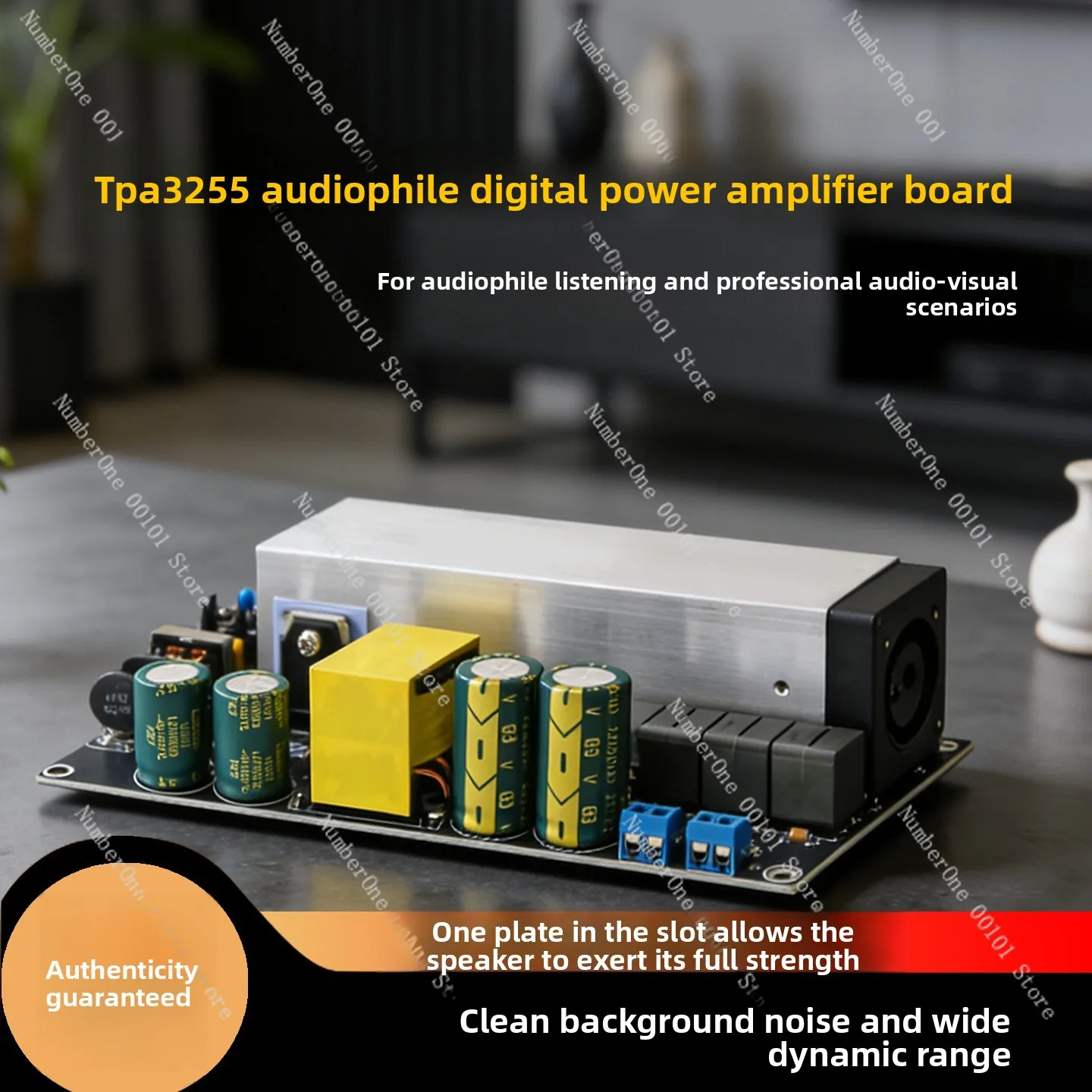 

3255 fever hifi d-class high-power 2.0 digital power amplifier board module two-channel stereo 300w*2