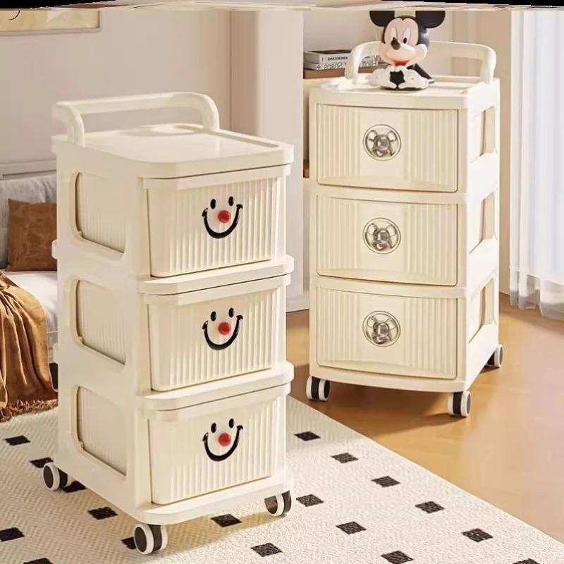 

auxiliary serving cart four wheelersTrolley storage 3layer Portable storage shelves Organizer outdoor Kitchen furniture