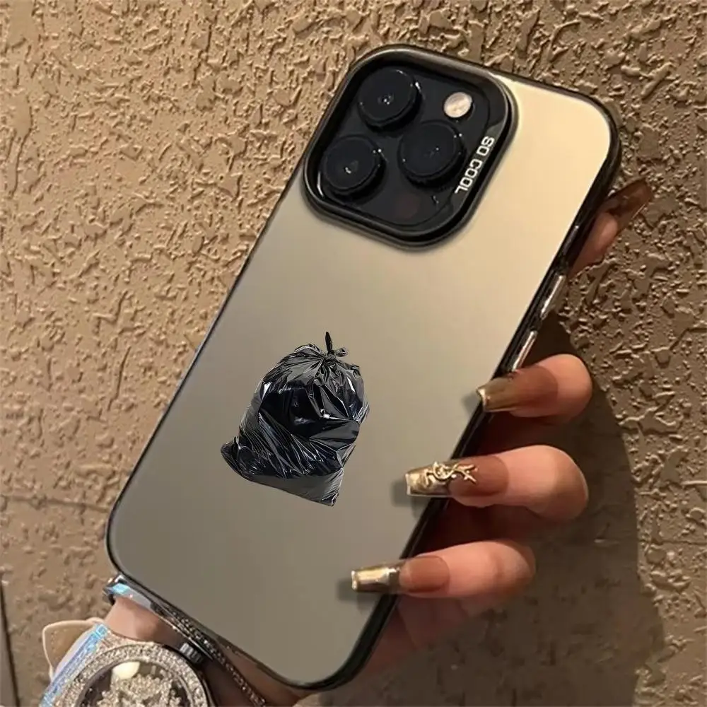 

Garbage bag design phone case suitable for iPhone 17 16 15 14 13 12 11 Pro/Max/Plus anti drop and shockproof back cover