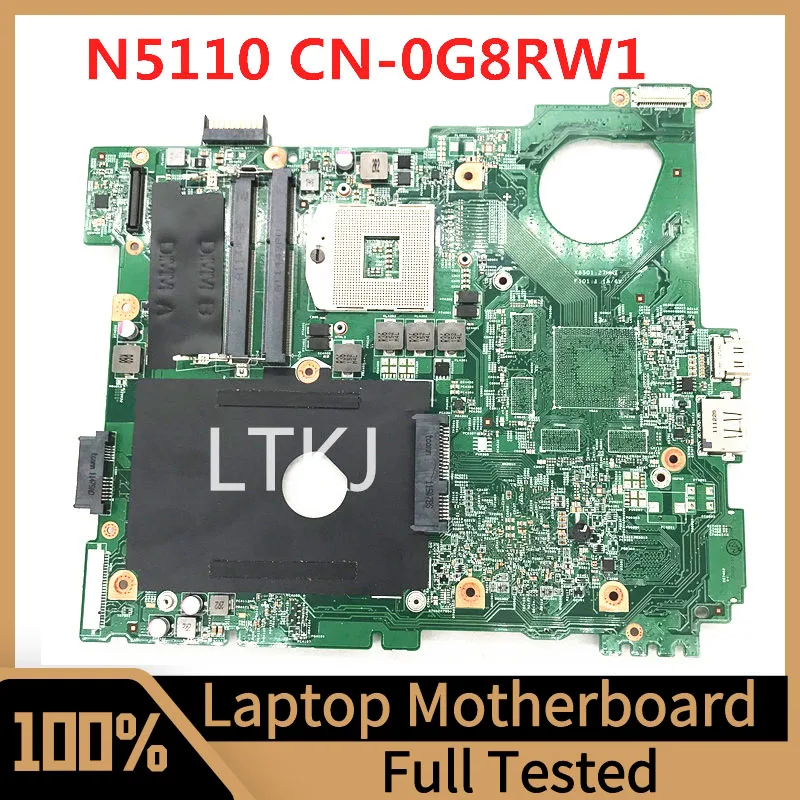 

Mainboard CN-0G8RW1 0G8RW1 G8RW1 For Dell Inspiron 15R N5110 Laptop Motherboard PGA988 HM67 GMA HD3000 DDR3 100% Test Working