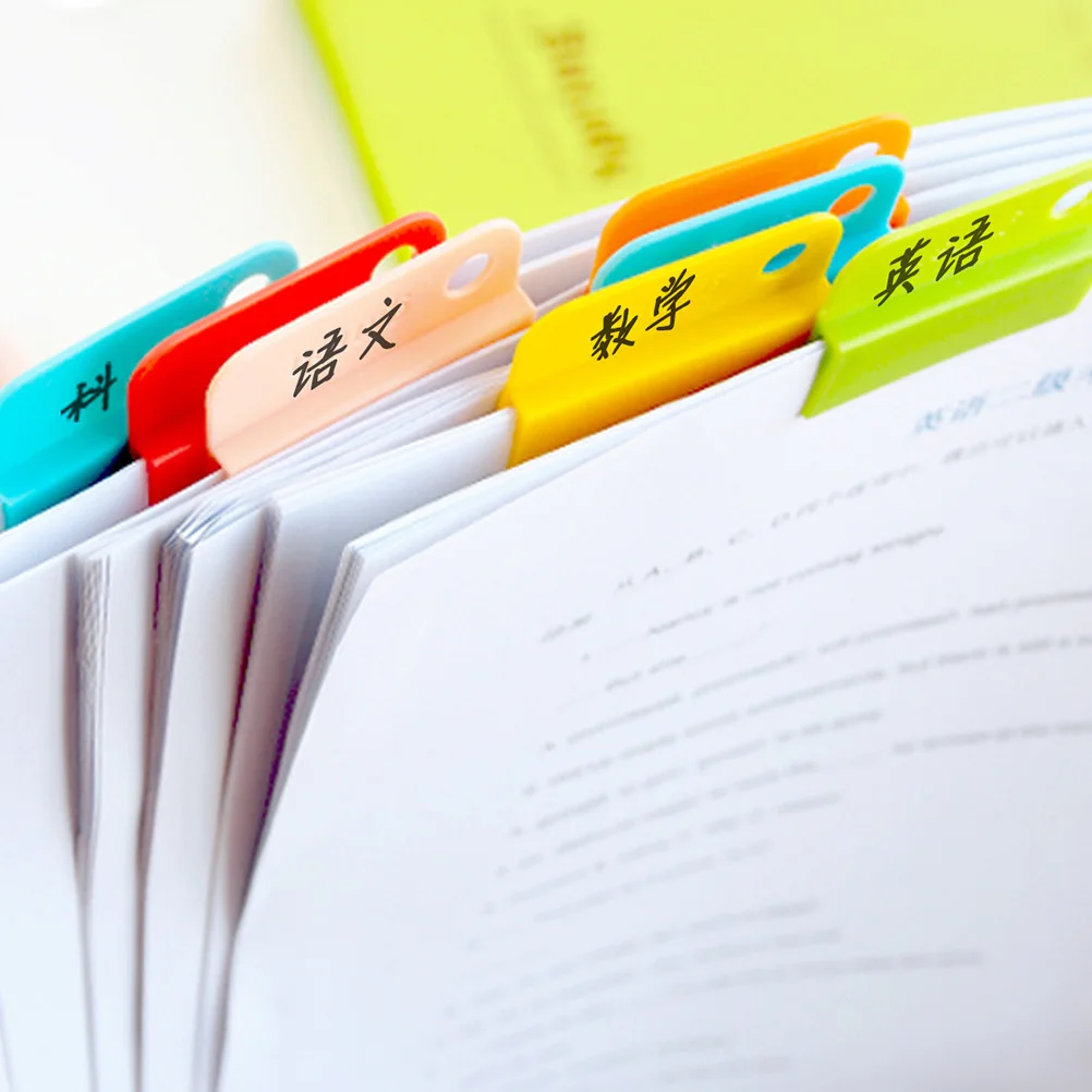 

12Pcs Household Plastic Clips Premium Material Portable File Clips School Accessory Exquisite Design Sealing Clip