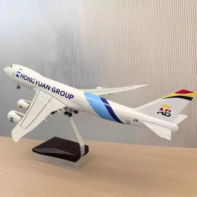 

New 1/160 Scale Europe Belgian Cargo 747-8F Airplane Freight Transport Diecast Resin Plane Model Toys Collection Display Gifts