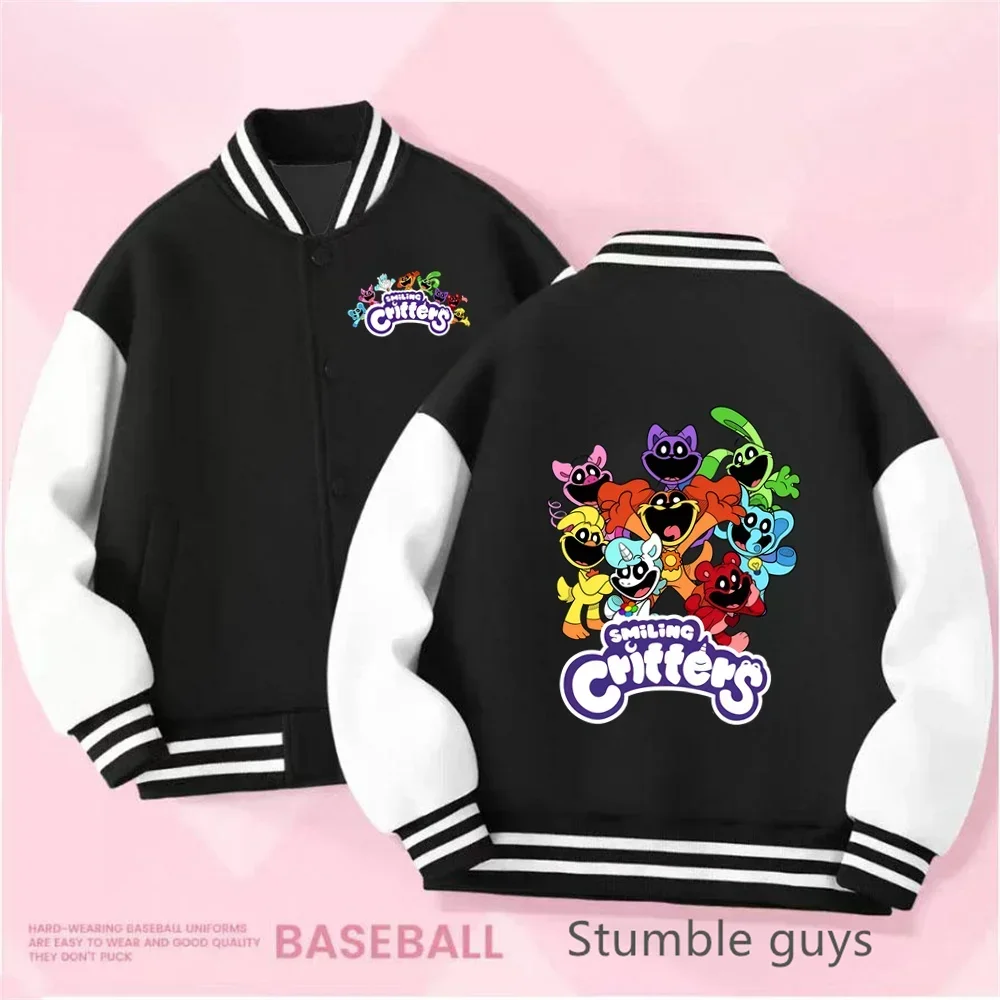 Smiling Critters  building blocks   Boys & Girls 2-14 years old Thick Warm Coat Youth loose baseball uniform