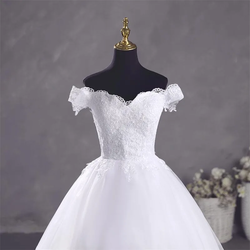 Robe de mariée légère, robe de Rhclassique, robe de mariée grande taille, élégante, hors initiative, photo réelle, nouveau, 2023