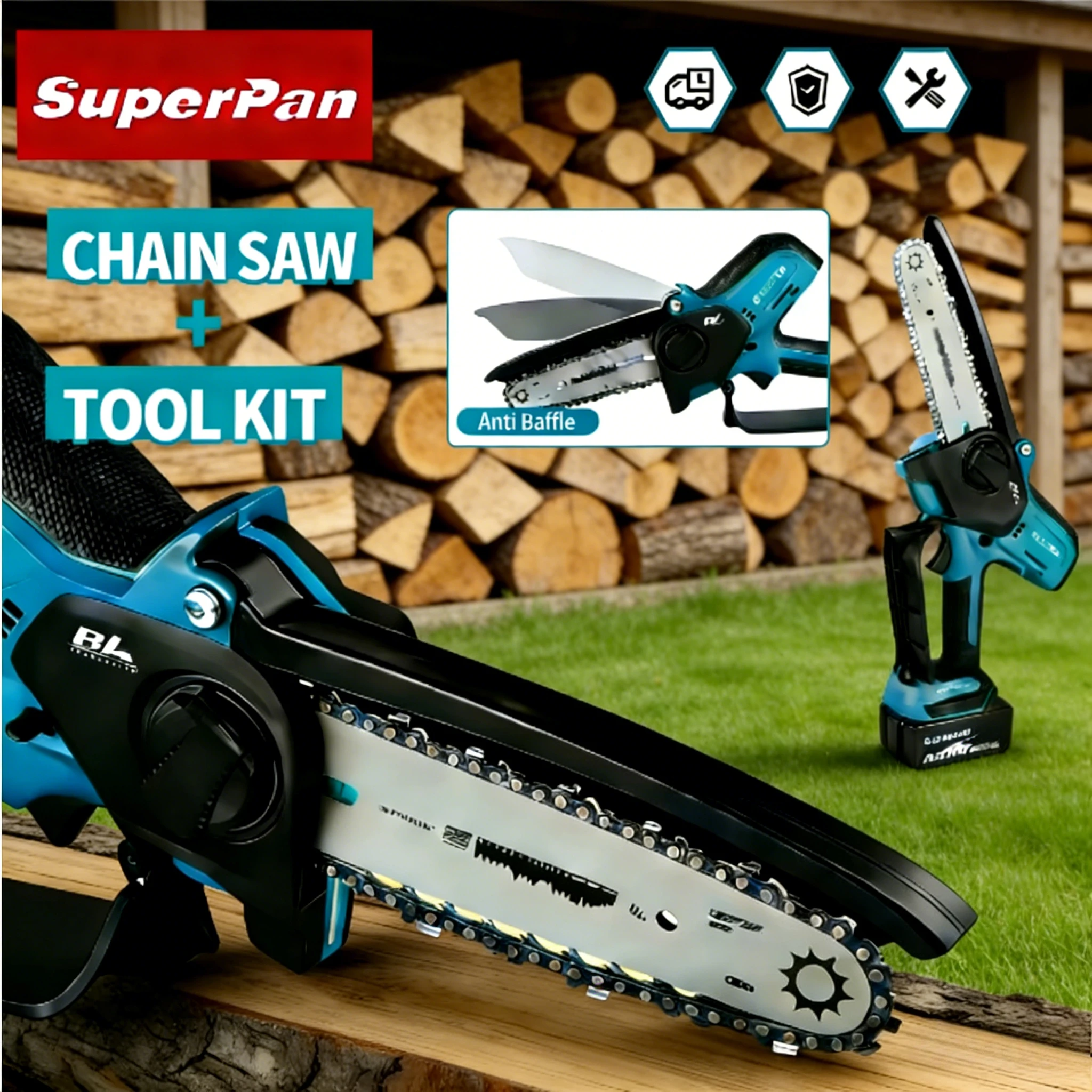 superpan-trimmer-per-alberi-efficiente-da-6-pollici-catena-420mm-80txl-corsa-20mm-per-batteria-makita-18v