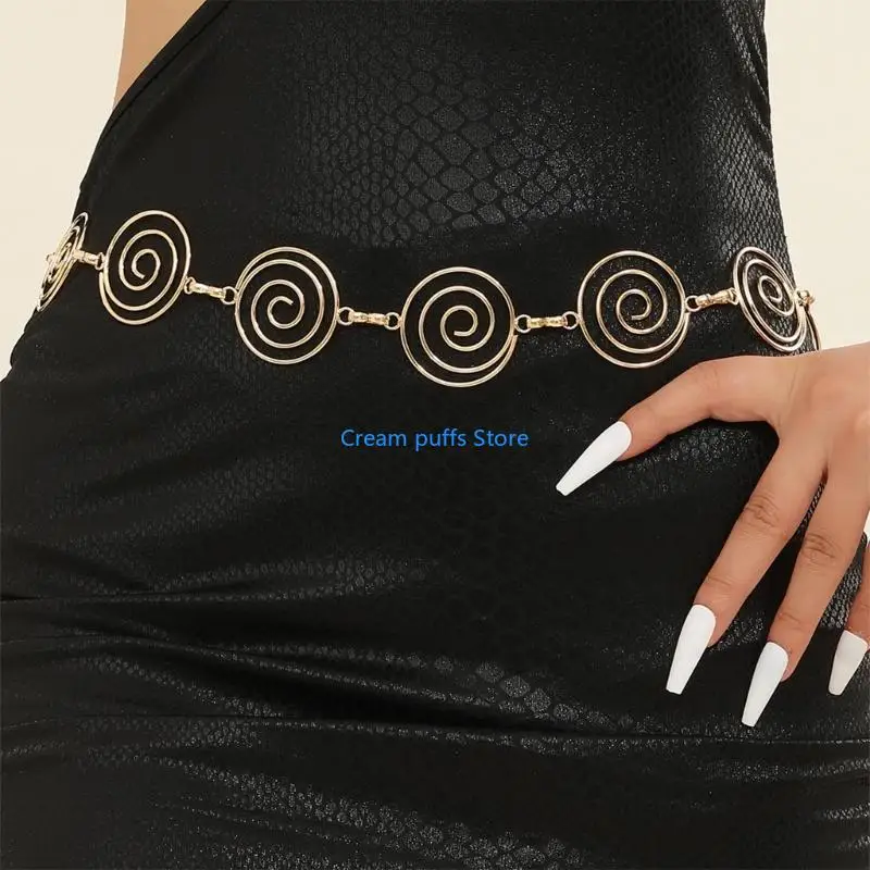 

Цепочка живота 50L для одежды ковбойской цепь талии простая катушка