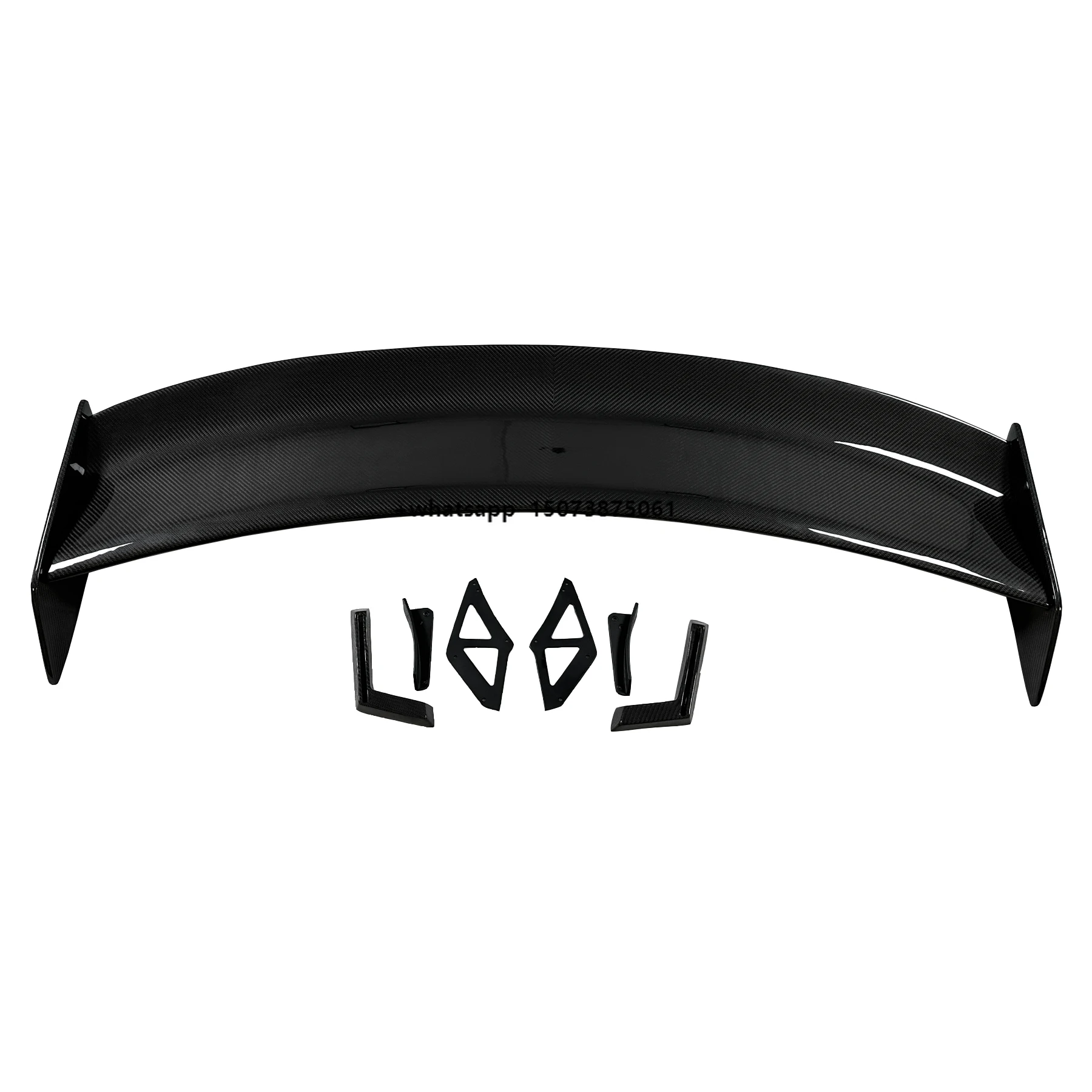 

Mustang Rear Wing Spoiler Body Kits Dry Carbon Fiber Rear Spoiler Parts for Mustang Upgrade GT500