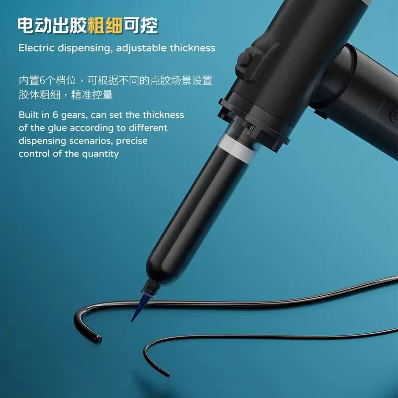 IFixes IG13 Electric Glue Dispenser Gun - Precise Leak-Proof with Precise Flow Control, Dual Grip Modes, for UV Glue/Solder Flux
