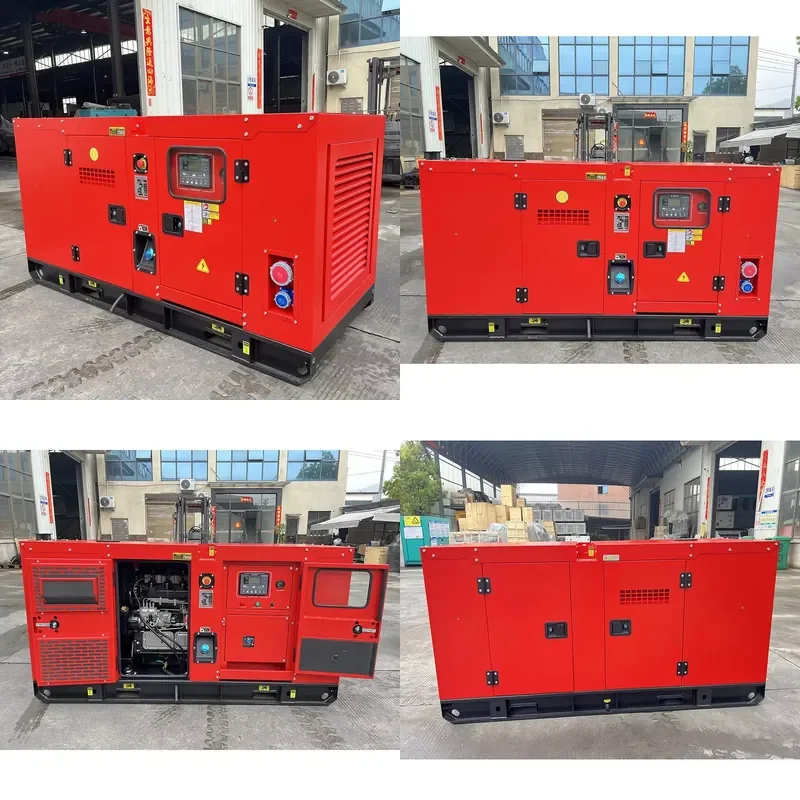 30KW 50Hz Silent Generator Set with Auto Start & Remote Start Open Frame Design 30KVA ATS