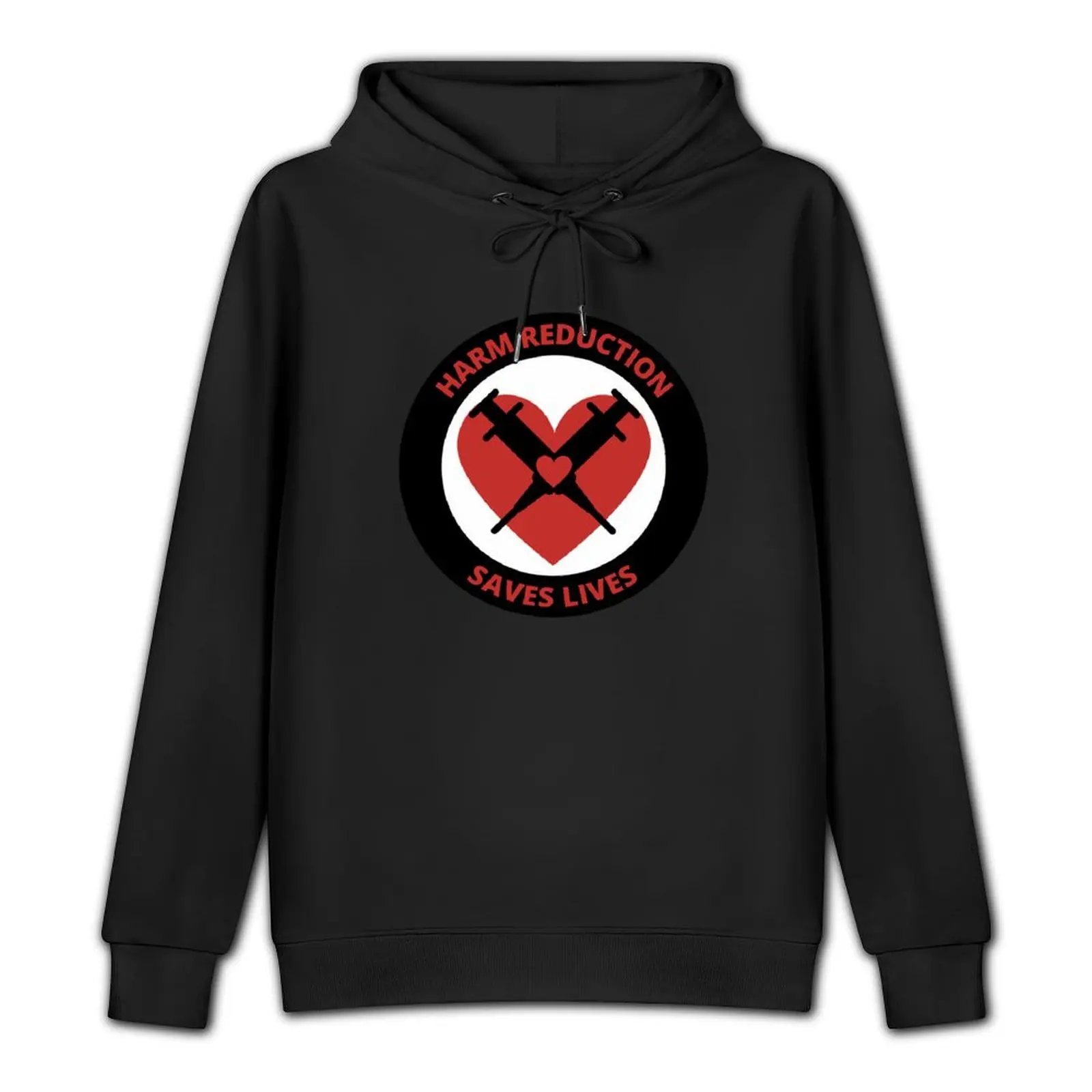 HARM REDUCTION SAVES LIVES Pullover Hoodie men clothes autumn new in hoodies & sweat-shirt