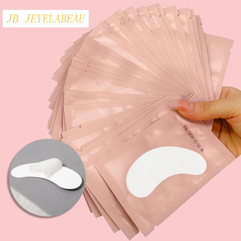 50 Pairs Eye Patches Eyelash Extension Under Eye Pads For Eyelashes Extensions Makeup Eyelash Pad Gel Patch Grafting Eyelashes