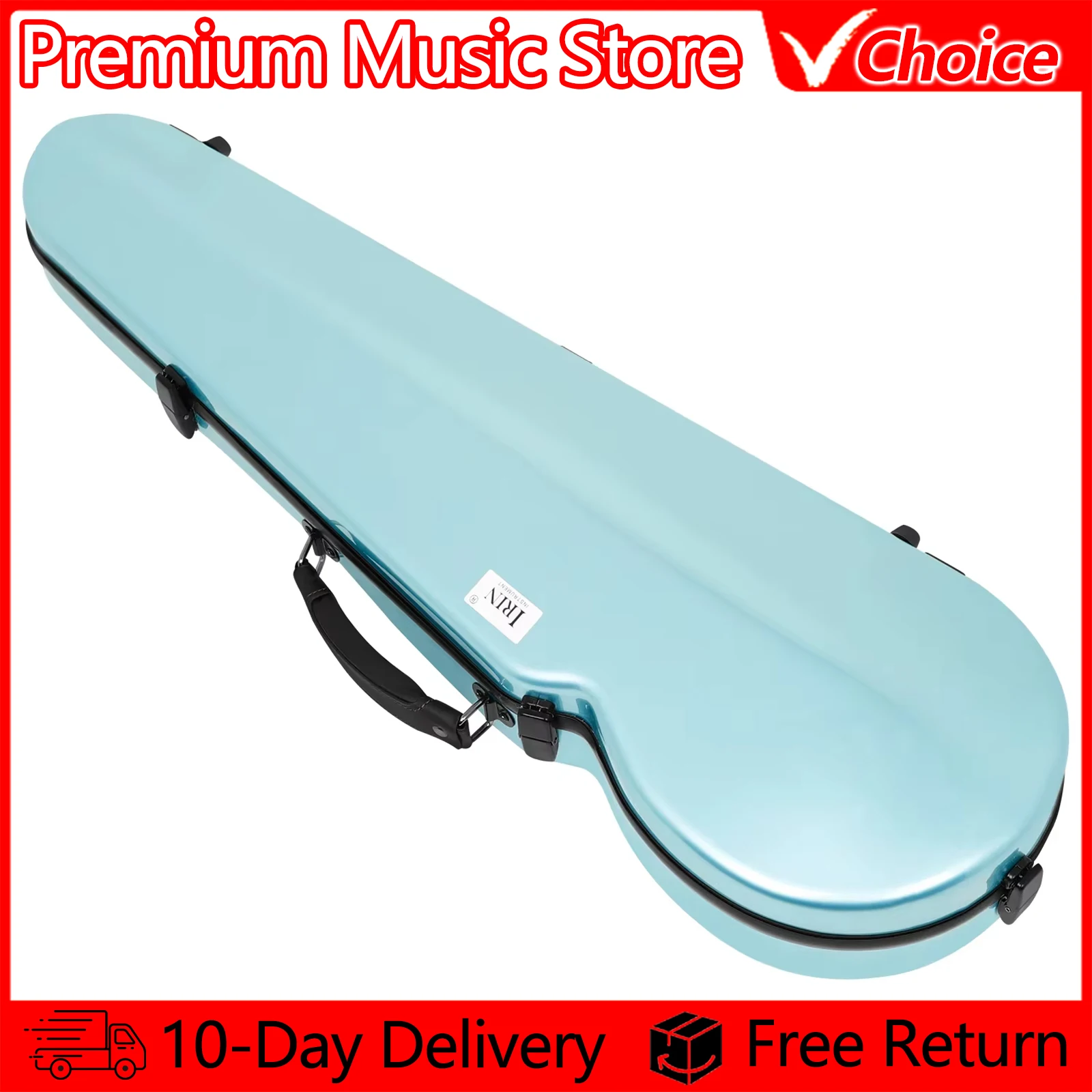 

Чехол для скрипки IRIN VB-45, коробка для скрипки из углеродного волокна, высококачественная легкая прочная сумка из композитного материала с двойным плечевым ремнем ﻿
