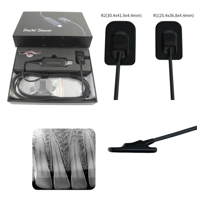 Professional Dentals X-rayS Sensor R1/R2 Leading Core  CMOS Technology High-speed Direct USB interface RVG Imaging Sensor System