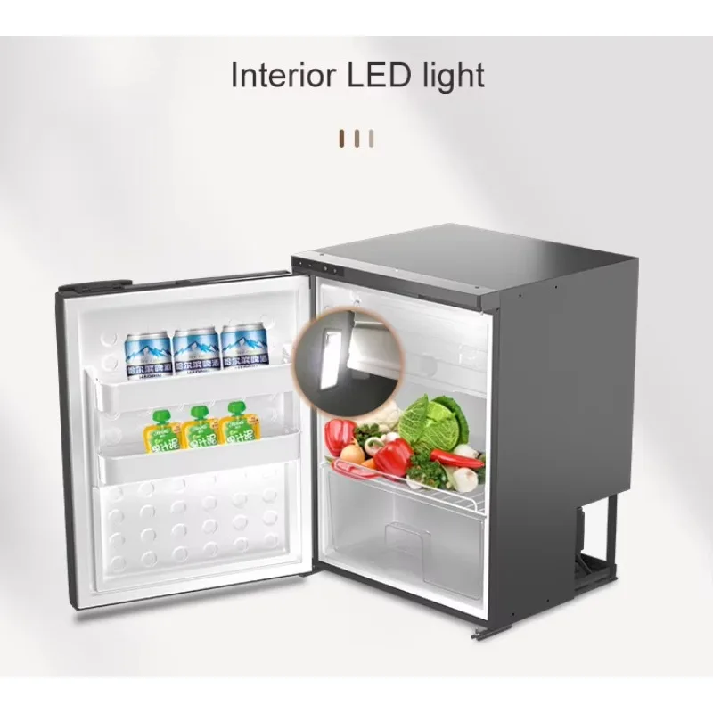 50L 65L DC12V 24V Optional for two door-open direction RV Freezer Refrigerator Car Fridge