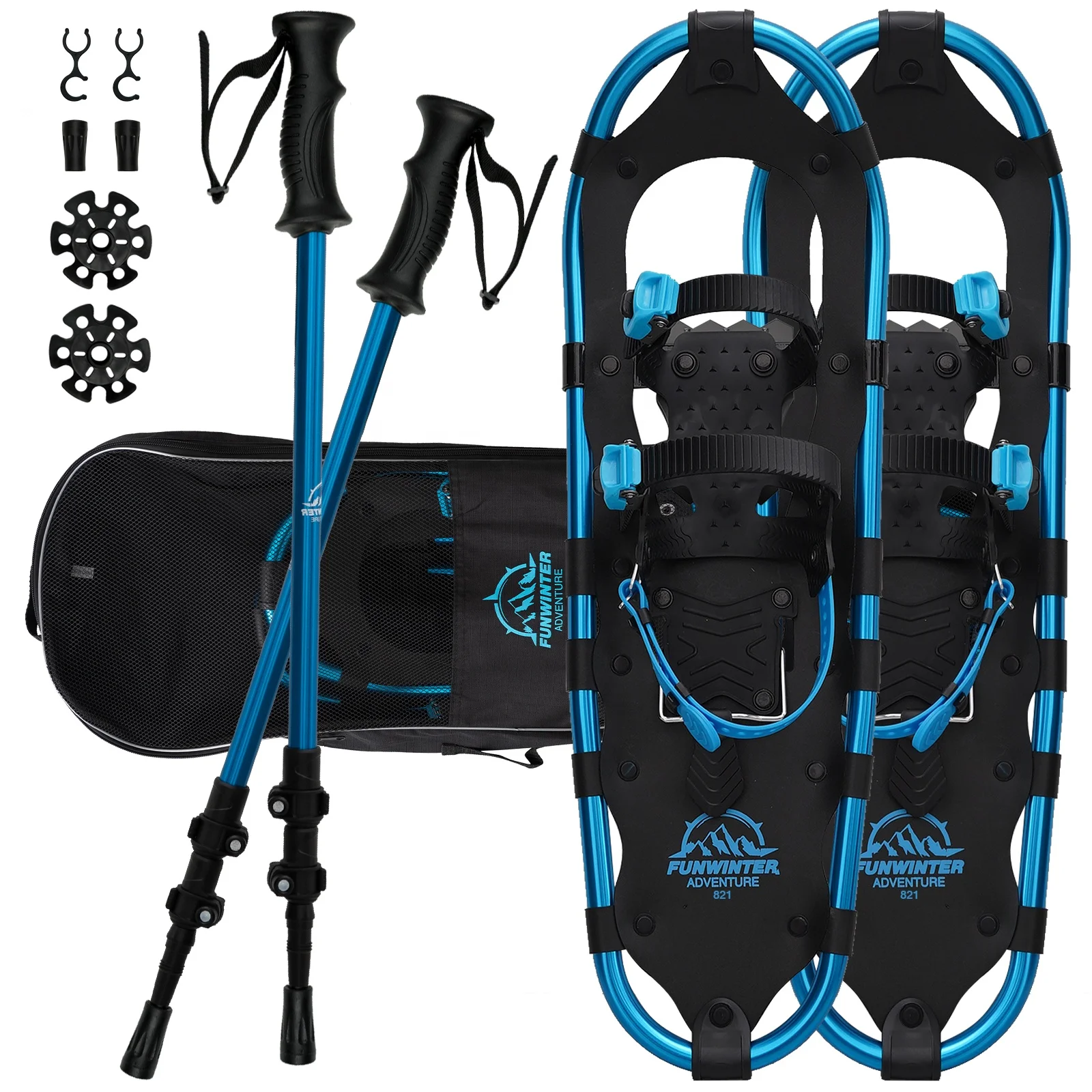 Adventure Winter Outdoor Custom Hiking Trekking Skiing Snow Walking Aluminum Snowshoes